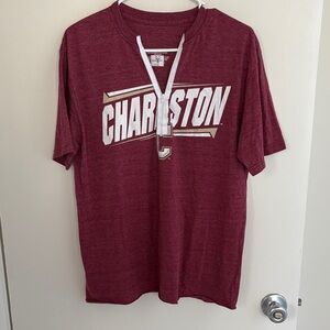 Charleston Maroon Graphic T-Shirt